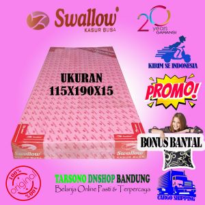 Kasur Busa Swallow Ukuran 115x190x15 BONUS BANTAL Tarsono Dnshop Bandung