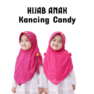 KERUDUNG ANAK CANDY - HIJAB INSTAN ANAK VARIASI KANCING