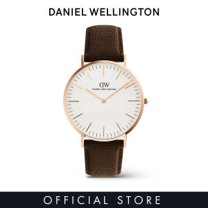 Daniel Wellington Classic Canvas 40mm - Men Watch Stainless Steel Fabric Strap DW Official Authentic Original