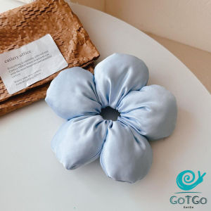 GotGo【มีสินค้าในสต๊อก】 ลายดอกไม้แฟชั่น ยางแต่งผมขนาดใหญ่ ยางรัดผมหางม้า ดอกไม้สามมิติ แฟชั่นเกาหลี hair band