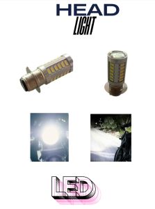Rusi Flair 125 Motorcycle High Quality White LED 15 Head Light Bulb 33 HEAD Light Universal Accessories