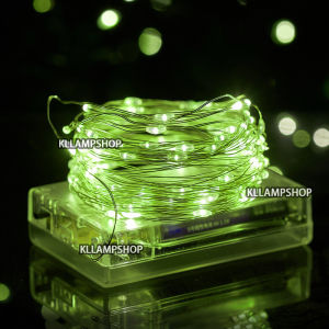 👍Copper wire 10M Led light strip Battery 100led operated Fairy light 5m 50led string lights for Flower Gift Decoration