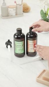 Castor Oil Shampoo & Conditioner Set 16 Fl Oz – Rosemary Mint – Cooling Refreshing Scalp Care & Hair Strengthening Formula