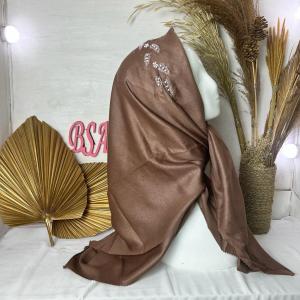 JILBAB SEGIEMPAT SINAR GLOWING PAYET DAUN JASMINE HIJAB SEGI EMPAT SINAR PAYET KERUDUNG SEGI EMPAT SINAR PAYET HIJAB PESTA BISA COD.. BSA