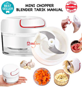 (BISA COD) PROMO MINI CHOPPER / Blender Tarik Manual Tangan / Penghalus Pencacah Bumbu
