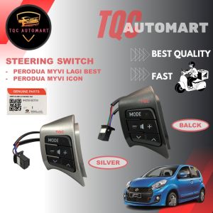 ORIIGNAL PERODUA MYVI LAGI BEST MYVI ICON STEERING CONTROL SWITCH RADIO PLAYER CAR MULTI-FUNCTION VOLUME SWITCH STEERING