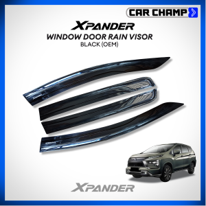 Mitsubishi Xpander 2018 to 2026 OEM / INJECTION TYPE Black Window Door Visor Thailand Quality Car Accessories