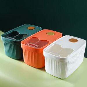 ZENi Rice Storage Box | Rice Cereal Bucket Container With Lid | Food Organizer