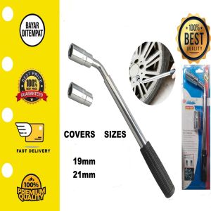 Kunci Roda Ban Tarik Socket bolak balik L 19 x 21 mm Bisa Panjang Pendek Telescopic Wheel Nut