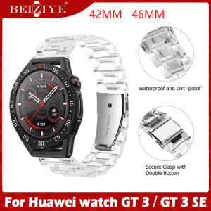 Plastic Watchband for Huawei watch GT 3 SE for Huawei watch GT 3 42mm 46mm Strap Newest Sport Transparent Band for Huawei watch GT3 Strap