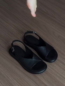 [Free Shipping] WomenS One-Strap Sandals 2026 Summer New Style Versatile Casual Comfortable And Stylish Roman Flat Sandals