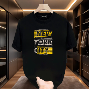 LC.TRADING เสื้อยืดพิมพ์ลายเเฟชั่นสุดเท่ แขนสั้น คอกลม ผ้านุ่มสวมใส่สบาย ส่งไว สินค้าพร้อมส่ง B0012