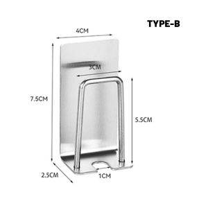 Wall Mounted Stainless Steel Toothbrush Holder Bathroom Tooth Brush Toothpaste Razor Organizers Stand Bathroom Accessories Toothbrush Holder Multi-function Storage Hooks Wall Mount Toothbrush Toothpaste Holder Rack Bathroom Accessories