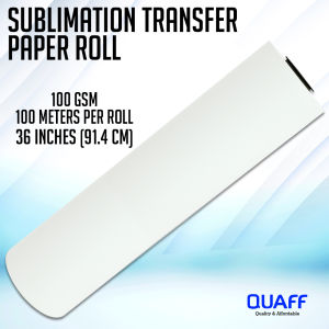PP Supplies - QUAFF Sublimation Paper Roll 100gsm  / Transfer Paper for Sublimation Printing