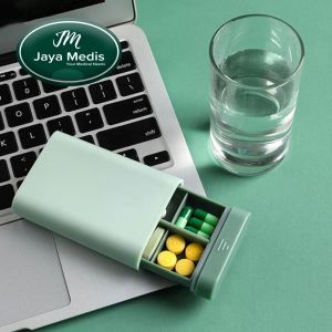 KOTAK PENYIMPANAN OBAT GAYA NORDIC PORTABLE UNTUK TRAVEL