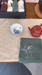 Sturdy Cotton Teas Towel Super Absorbent Thick Soft Fabric Skin Friendly Safe for Everyday Use and Entertaining