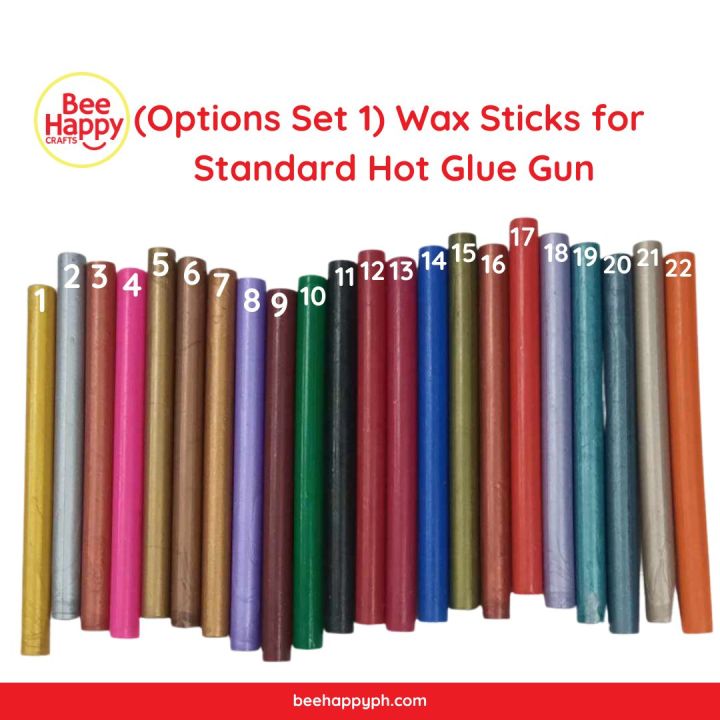 (Options Set 1) Wax Sticks for Standard Hot Glue Gun Lazada PH