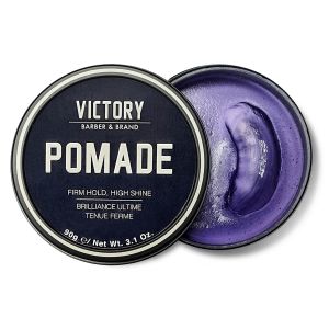 Sáp vuốt tóc Victory Barber & Brand dành cho nam giới 3.1 ounce sáp vuốt tóc gốc nước dành cho nam giới sáp vuốt tóc tạo độ bóng cao dành cho nam giới sáp vuốt tóc giữ nếp mạnh sản xuất tại Mỹ.