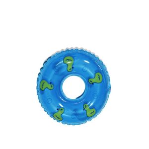 BEIBEI Yellow Duck Dollhouse Miniature Swimming Ring PVC Dolls Accessories Duck Bathing Float Lifebelt Model Kids Pretend Play Toys DIY Mini Rings Swimming Toy Dollhouse Accessories