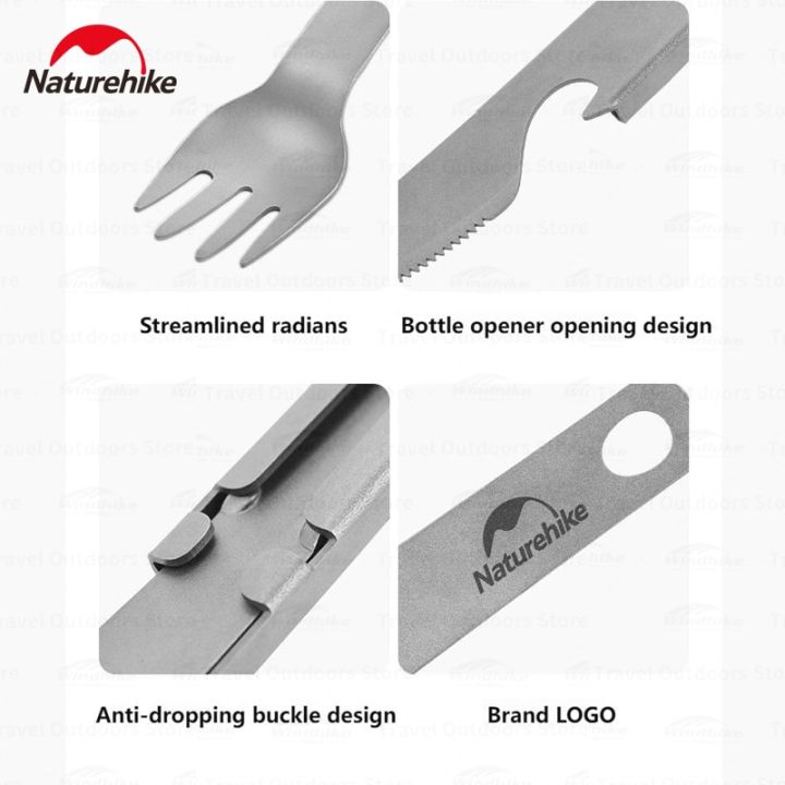Naturehike%203-in-1%20Titanium%20Tableware%20Set%20Portable%20Ultralight%20Cutlery%20Spoon%20Fork%20Knife%20Bottle%20Opener%20Camping%20Hiking%20Backpacking%20Dining%20Utensil%20-%20Image%207