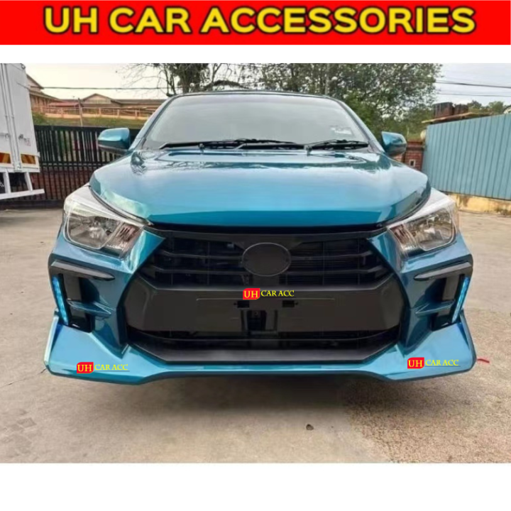 PERODUA AXIA 2023 2024 GR SPORT FRONT BUMPER BODYKIT LED DRL | Lazada