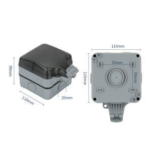 Colokan Outdoor Waterproof IP66 Stop Kontak Waterproof 50V-440V EU Colokan Outdoor Tahan Hujan