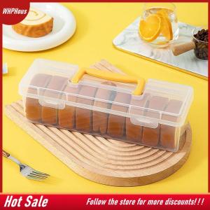 【COD】🔥🔥🔥 Reusable 6 Compartment Moisture-proof Spice Storage Container Sealed Plastic Food Storage Box With Handle Kitchen Organizer
