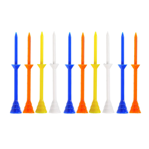 Pack of 10 Golfs Support Tees Golfs Base Golfs Holder Tees Standard Golfs Tees Castles Golfs Tees for Driver Training