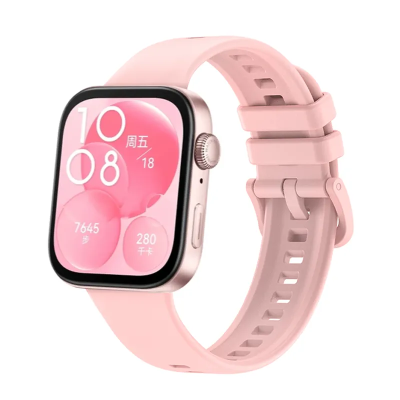 Silicone Strap For Huawei watch Fit Pro Strap Smart Watch Band Original  Bracelet Replacement Sport Watchband For Huawei watch Fit Strap