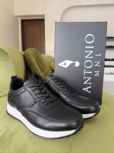 ANTONIO MNL SHOES - ARCHIE - BLACK (GENUINE LEATHER)