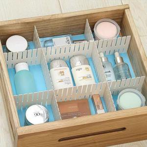 ลิ้นชักเก็บของ ตัวแบ่งอเนกประสงค์ พลาสติกปรับได้ พาร์ติชั่นในตู้เก็บของ ของใช้ในครัวเรือน ขายส่ง ตัวแบ่งออแกไนเซอร์ลิ้นชัก