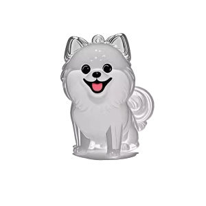 ร้านอยู่กทม.จี้กล่องเก็บขนสุนัข จี้พวงกุญแจเก็บขนสัตว์ วัสดุพลาสติกใส เครื่องประดับห้อยกระเป๋านักเรียน ขนาดพกพา