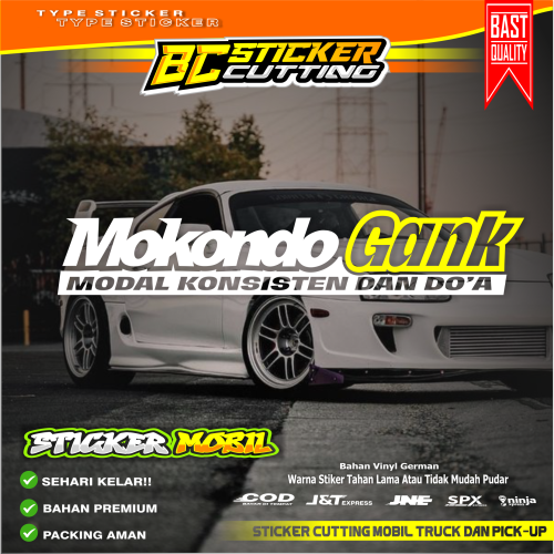 Rekomendasi Desain Stiker Tulisan Mokondo Tema Merah Putih untuk Motor Harian