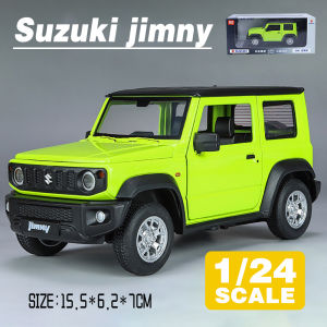 LEO 1:24 Suzuki jimny SUV Metal Diecast Alloy Toy Car Model Trucks For Kids Toys Vehicles Hobbies Collectio