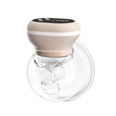 MOMYSO Rechargeable Electric Breast Pump Wearable Hands-Free Breast Massager Wireless Silent Pump