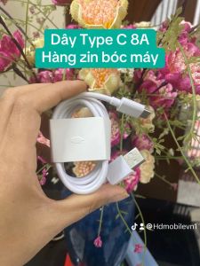 Cáp sạc oppo chân micro Type C 3A 8A zin bóc máy BH 12 tháng