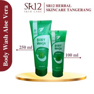 BODY WASH SR12 / SABUN PENCERAH TUBUH / SABUN LIDAH BUAYA DENGAN BULIR SCRUB / BADAN WANGI HARUM..