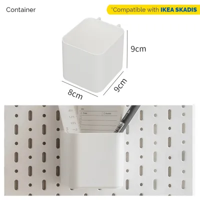 ZENi Pegboard Organizer PRIME | Hole Board Shelf and Accessories | Compatible with IKEA SKADIS