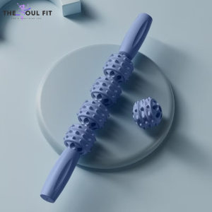 Premium Yoga Spiky Ball Massage Stick Stovepipe Roller Thin Calf Relax Muscle