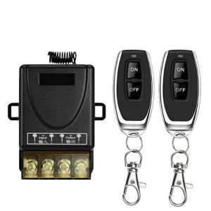 สวิตช์รีโมตควบคุมปั๊มน้ํา 433MHz 220V น้ำปั๊มรีโมทคอนโทรลสวิตช์ 1Ch 30A ตัวรับสัญญาณโมดูลเปิด/ปิดเครื่องส่งสัญญาณ RF ไร้สายสำหรับไฟ LED【ร้านกรุงเทพ】