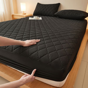 Misshouse ผ้ารองกันเปื้อนกันน้ำ ผ้าปูที่นอนกันน้ำ กันฝุ่น รัดมุม 360 ํ สูง12นิ้ว