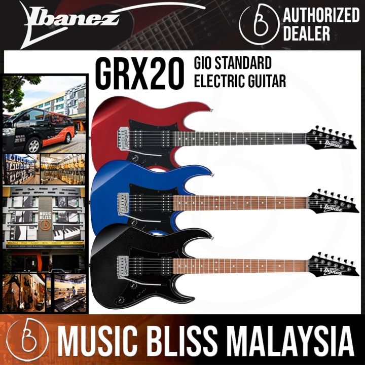 Ibanez GIO GRX20 - Black Night / Jewel Blue | Lazada