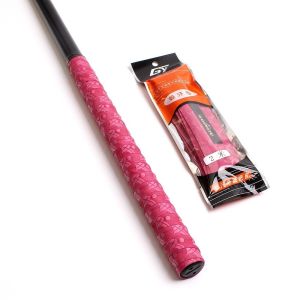 BRMU4 2M Badminton Handle Wrap Tape Embossing PU Tennis Racket Grip Tape Durable Anti-slip Badminton Racket Grips Wrap Outdoor Sports