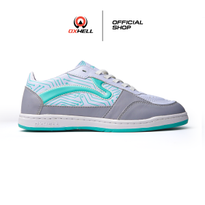 Oxwell Armatus - Sepatu Futsal Pria Dewasa Stylish Lokal Brand Berkualitas Warna Putih Tosca