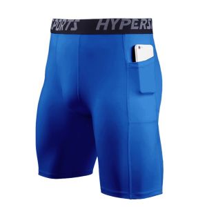 HOLA Compression Running Tights Men with Pocket Gym Fitness Shorts Sportswear Short Leggings Elastic Underwear