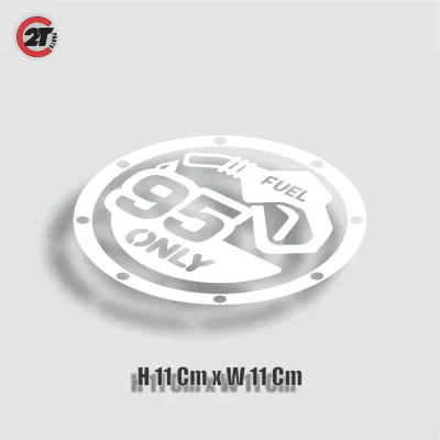 Tem Nhãn Dán Decal Nắp Bình Xăng 95 Diesel - Kích Thước 11.0 cm x 11.0 cm - TE00090