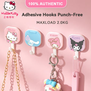 Sanrio Hello Kitty PVC Crystal Epoxy Wall Hook Heavy Duty Waterproof Adhesive LFB313
