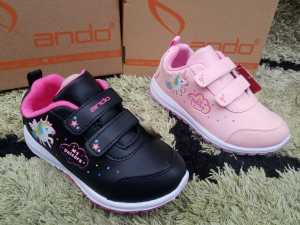 SEPATU SNEAKERS ANAK ANDO  MINICORN - ELINA - LILY MERMAID VELCRO  BISA BAYAR DI TEMPAT ( COD )