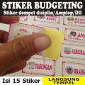 (PINK) ISI-15 STIKER BUDGETING/STIKER DOMPET DISIPLIN/STIKER DOMPET PINTAR/STIKER KEUANGAN/STIKER DOMPET KEUANGAN/STIKER PENGATUR KEUANGAN DOMPET DISIPLIN. 