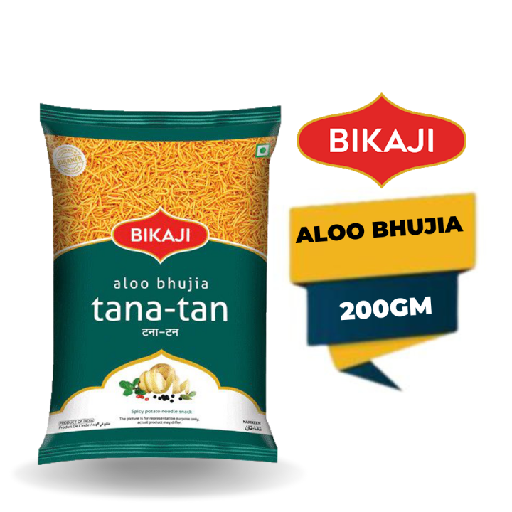 Bikaji Tana Tan Aloo Bhujia 1kg - Tangy Potato Snack From Bikaner